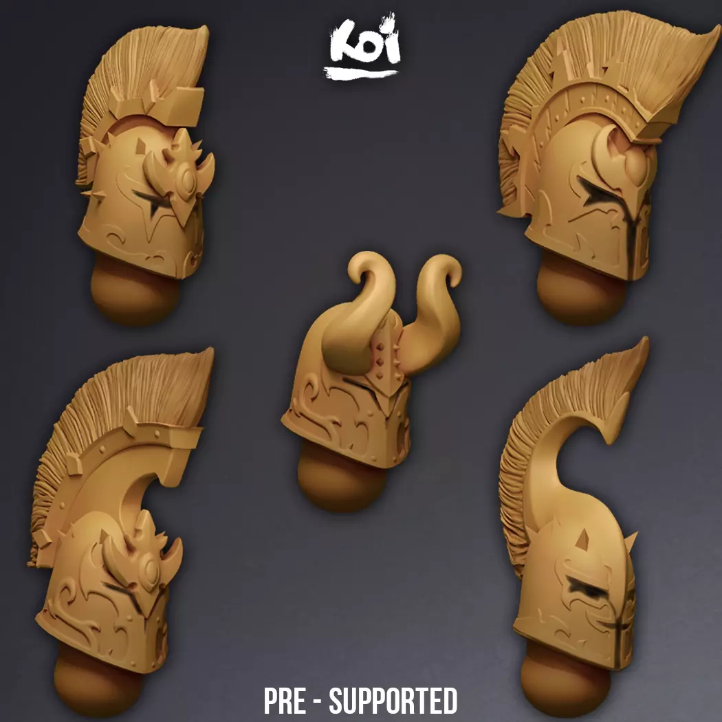 Virmillis Duelist - Miniature Heads 3D print model