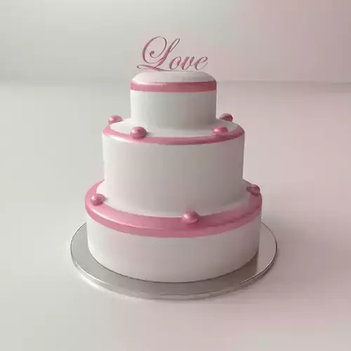 Wedding Cake 3D model