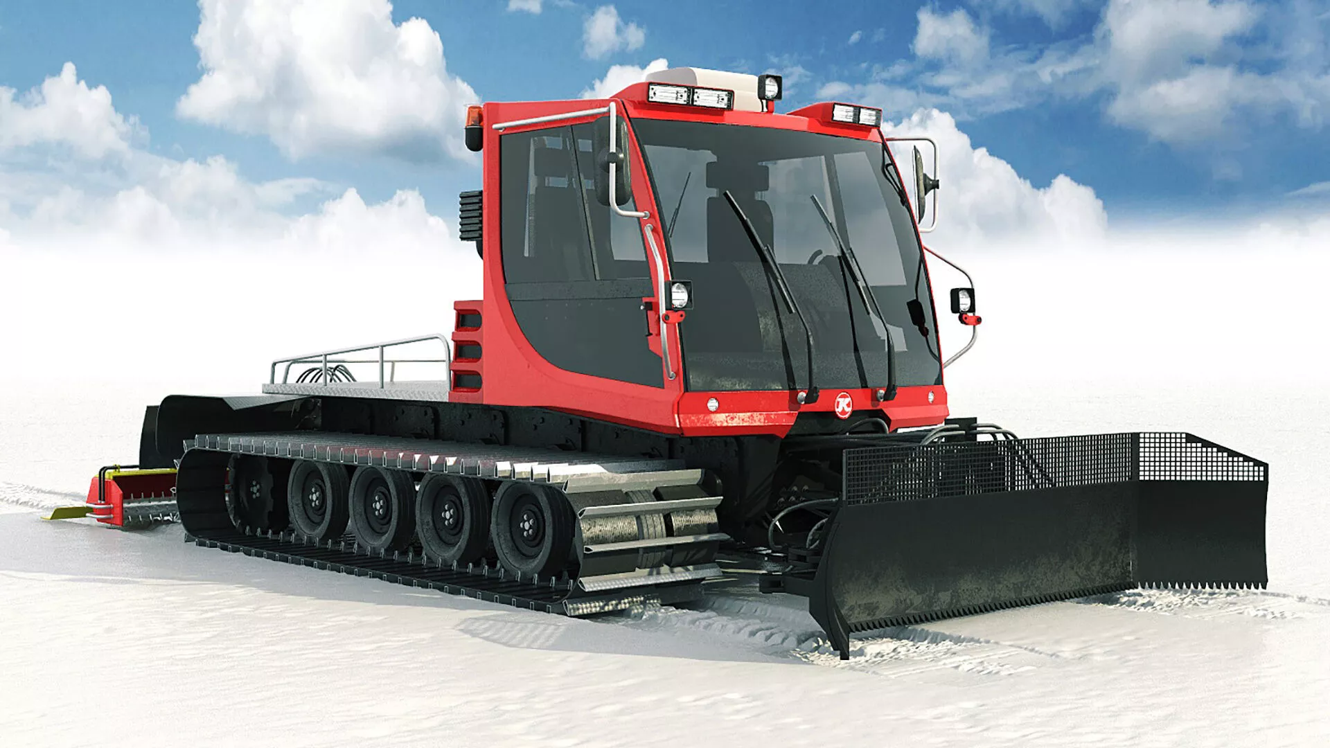 Snowcat PistenBully 100 3D model
