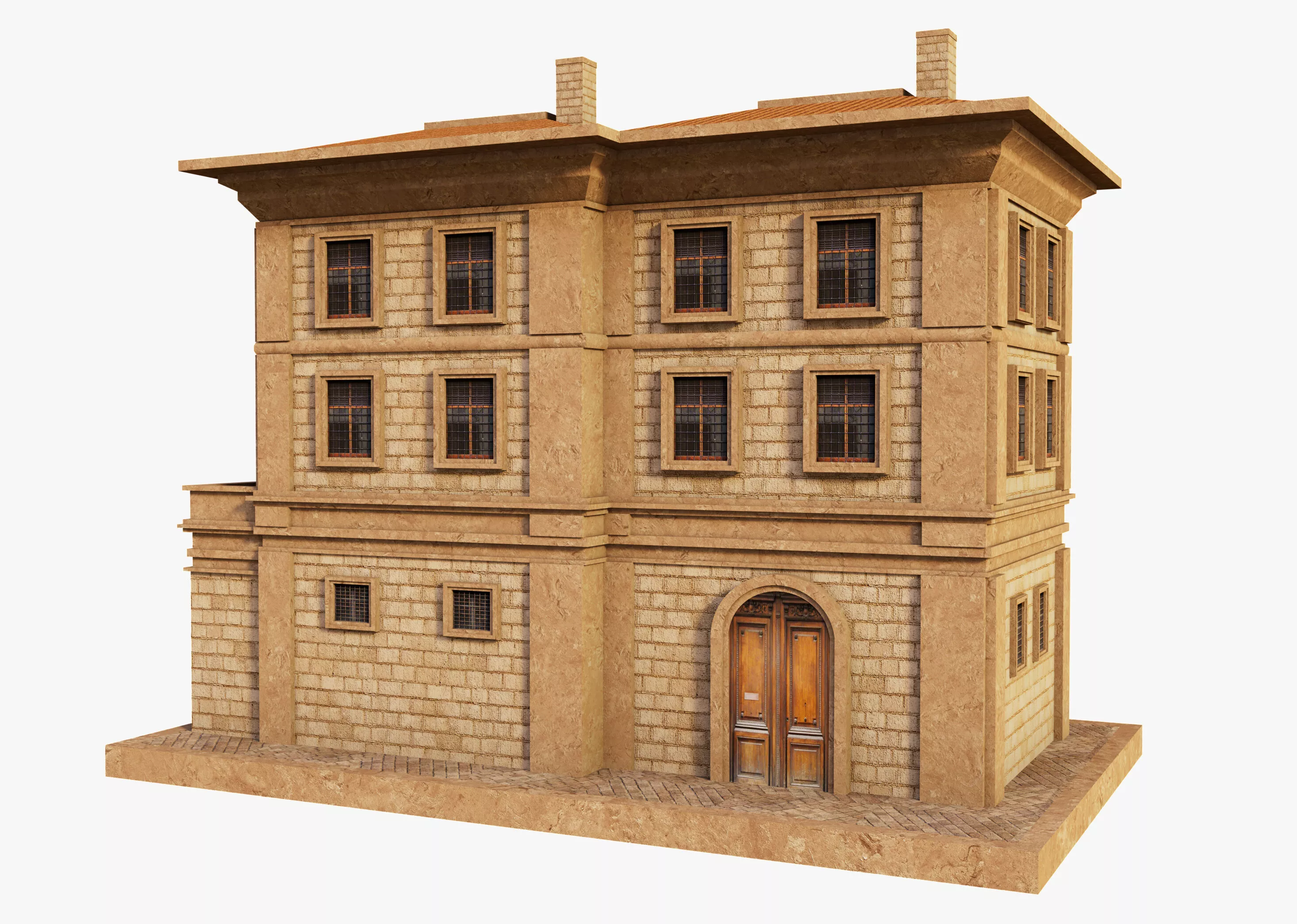 Building House Free 3D model