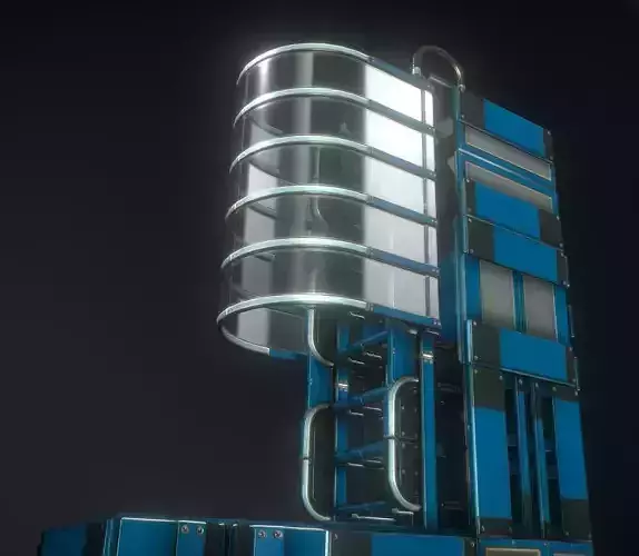 Futuristic Ladder Collection Blue Version