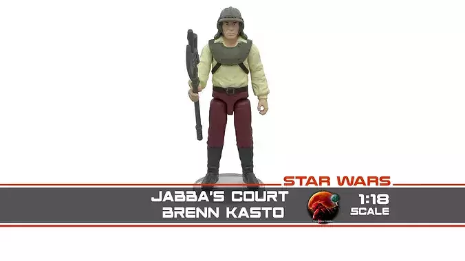 Jabbas Court - Brenn Kasto 1-18 scale Hasbro Kenner