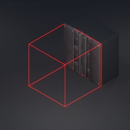 Sci-Fi Ladder Collection Rusty Version Low-poly 3D model_42