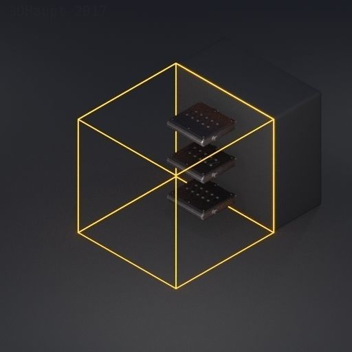 Sci-Fi Ladder Collection Rusty Version Low-poly 3D model_37