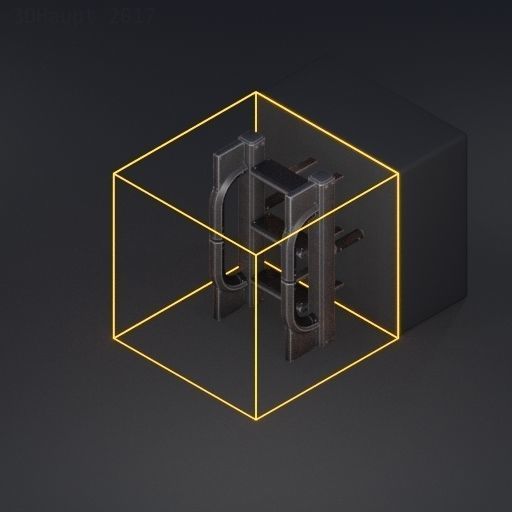 Sci-Fi Ladder Collection Rusty Version Low-poly 3D model_46