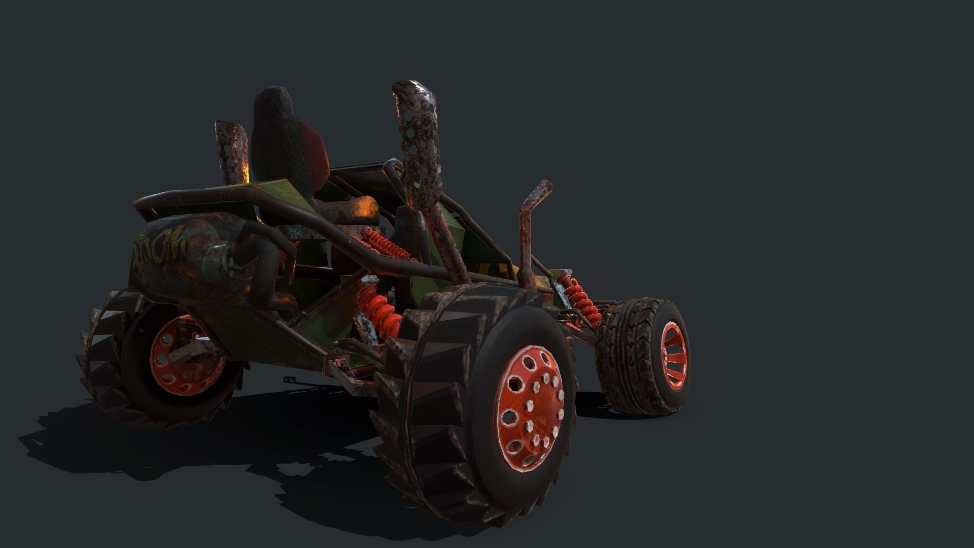 Buggy off roader 3D model_11