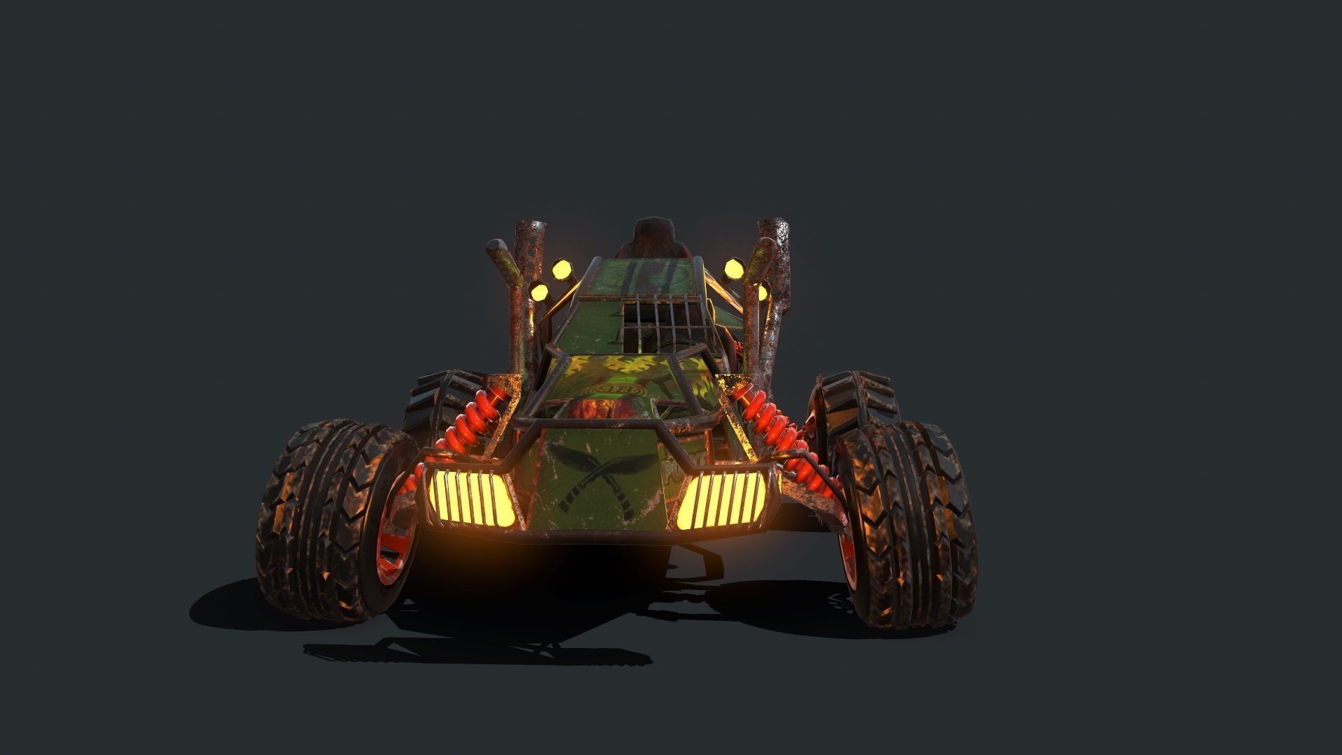 Buggy off roader 3D model_23