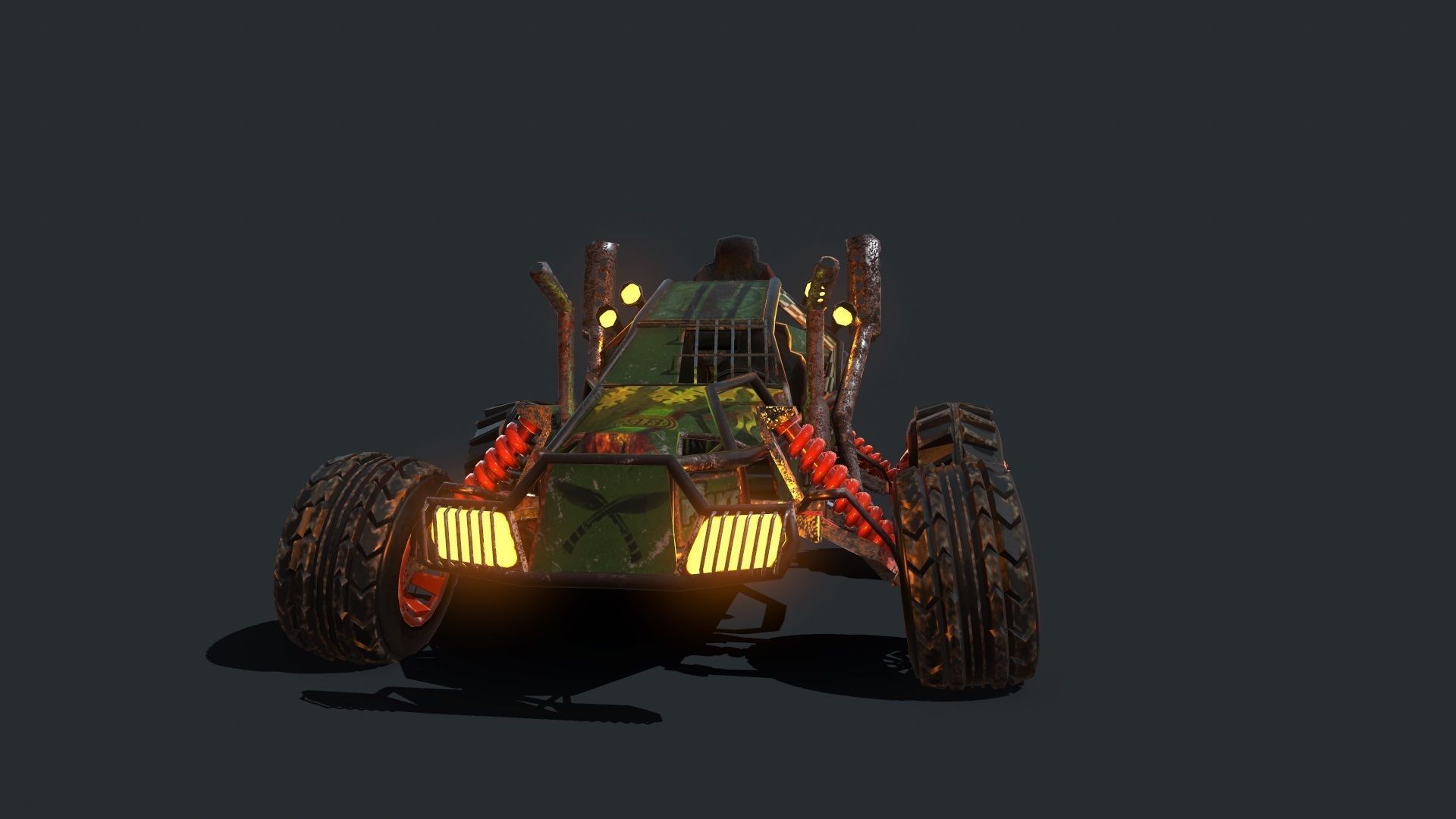 Buggy off roader 3D model_22