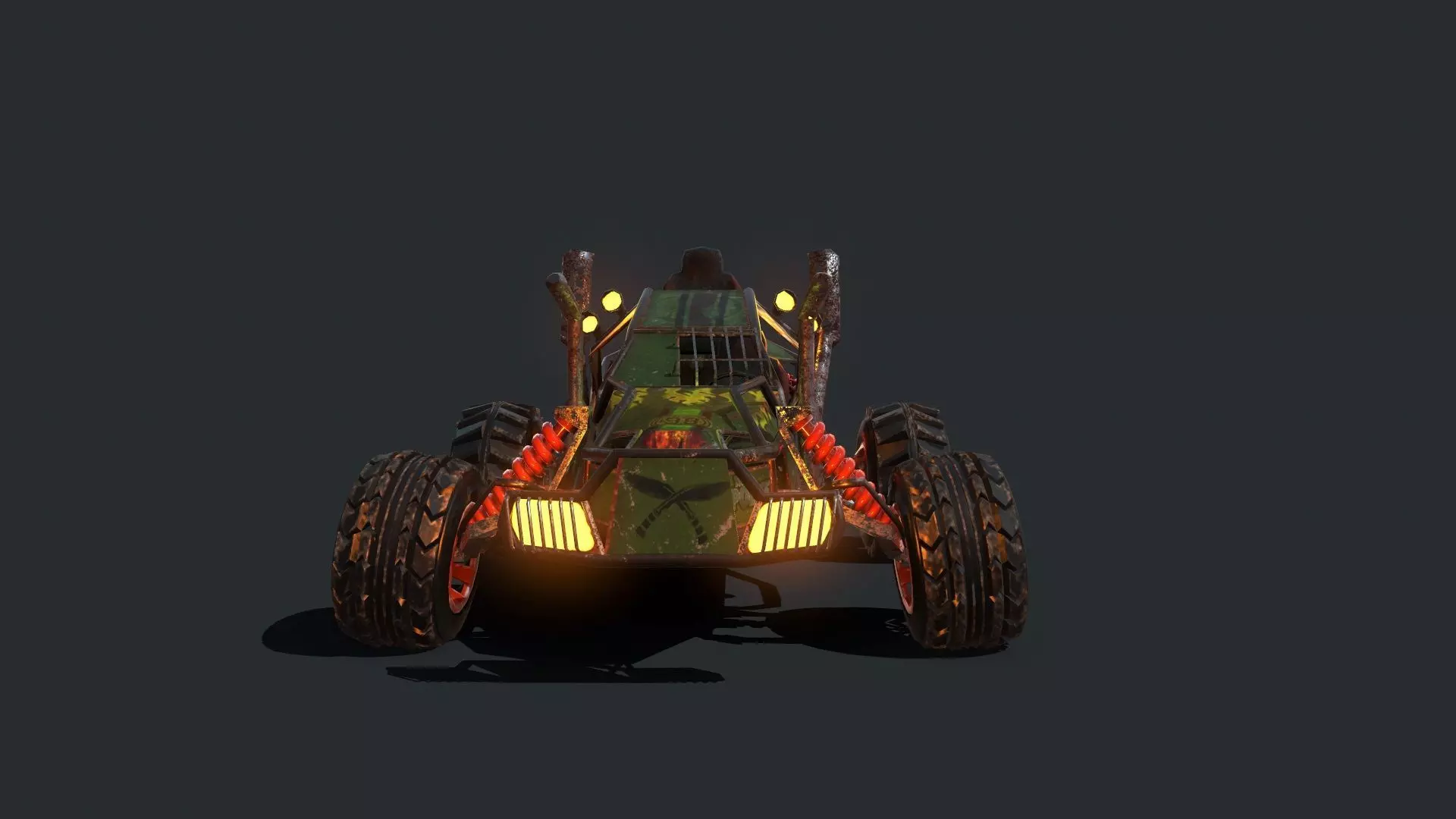 Buggy off roader 3D model_0