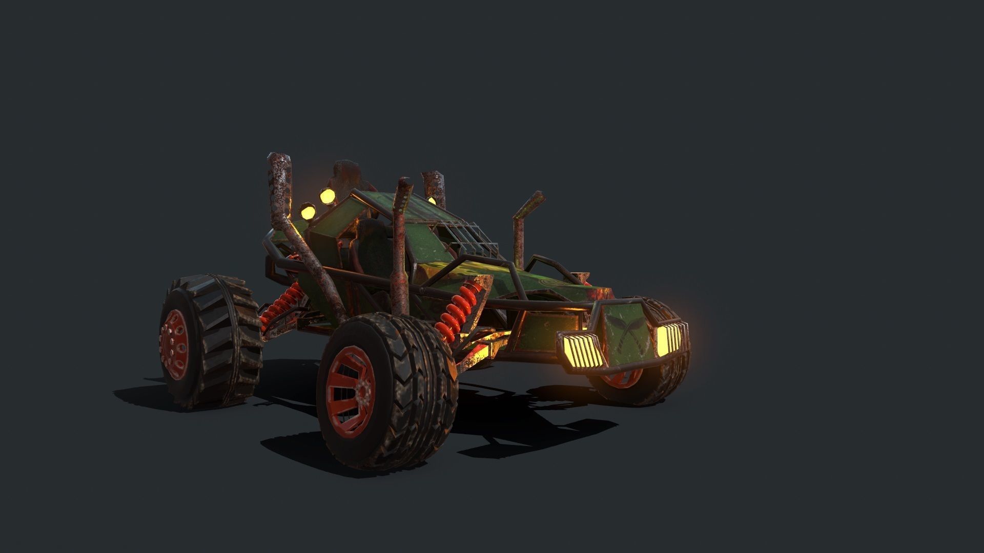 Buggy off roader 3D model_6