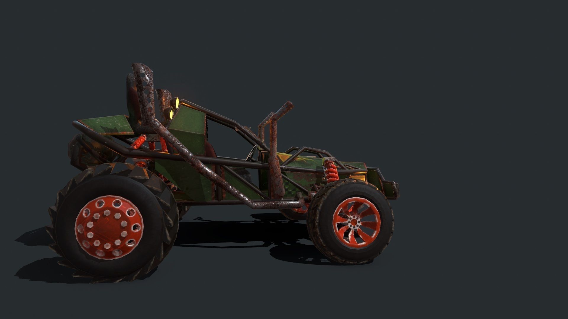 Buggy off roader 3D model_9