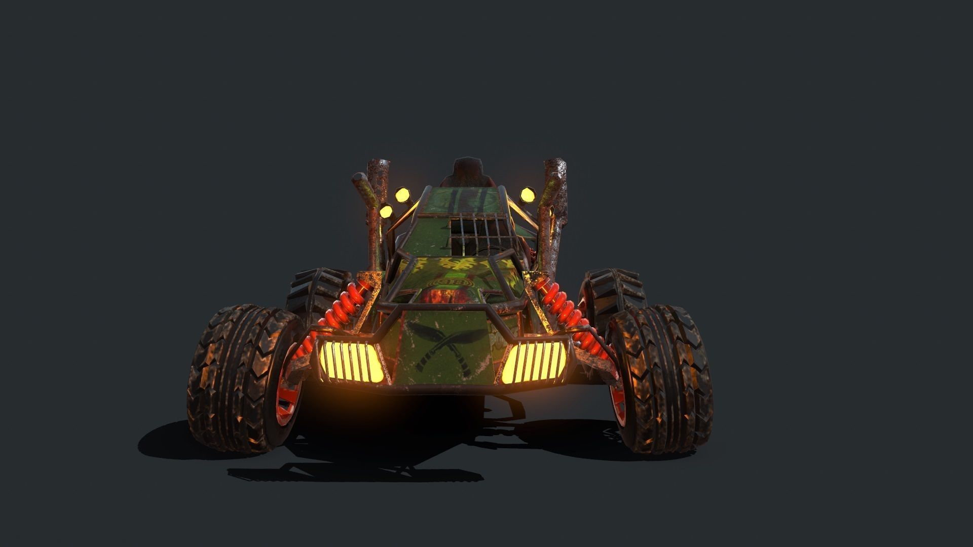 Buggy off roader 3D model_24