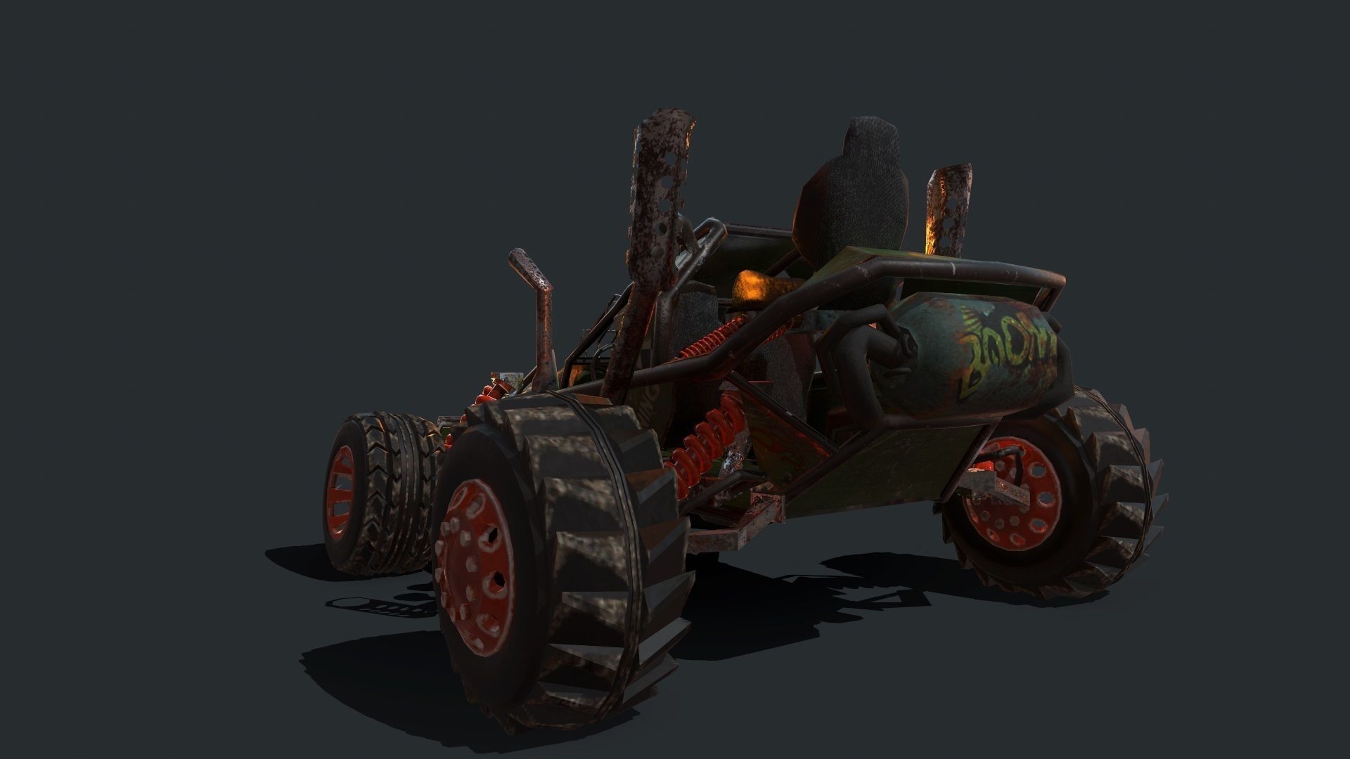 Buggy off roader 3D model_14