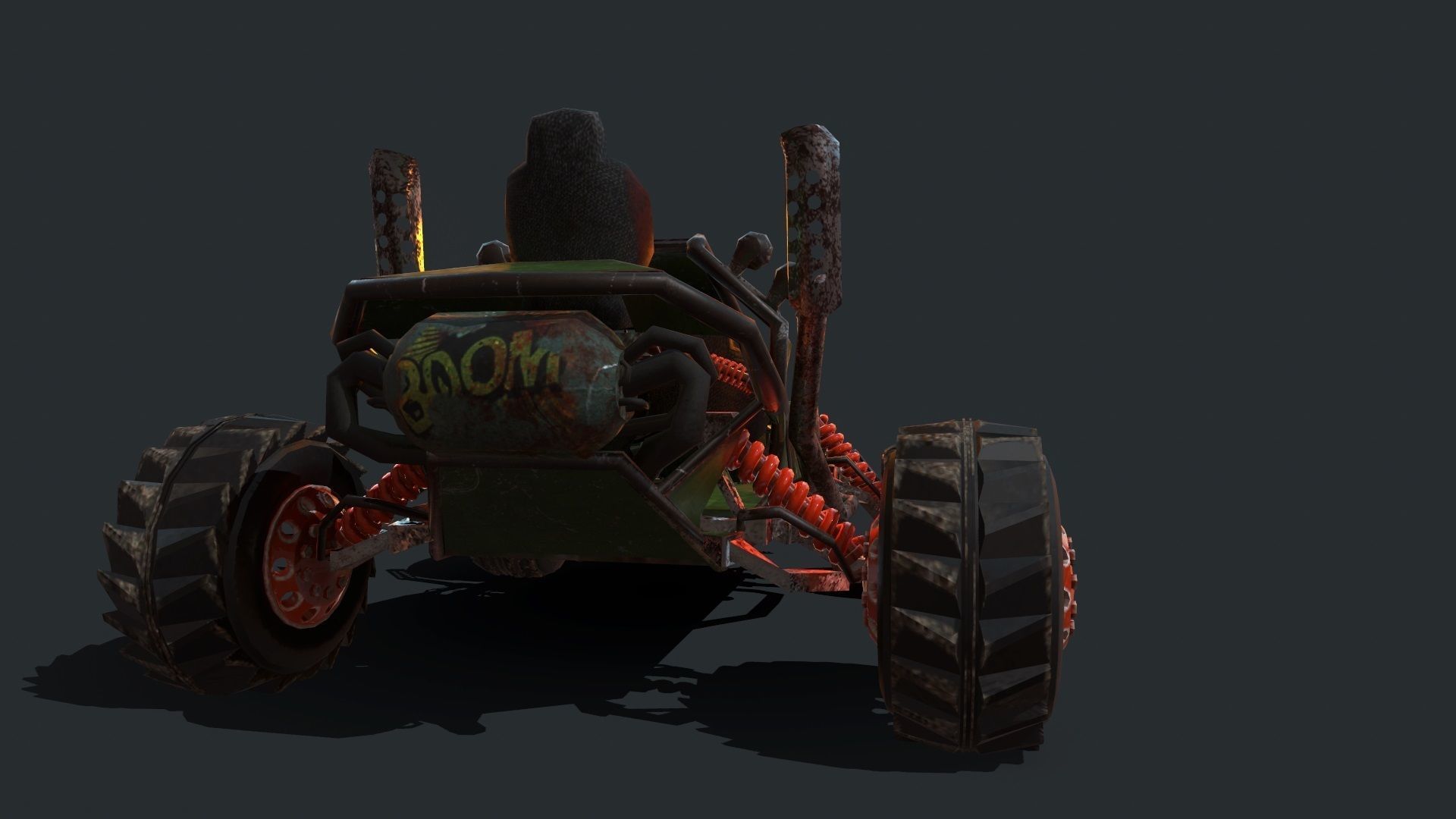Buggy off roader 3D model_12