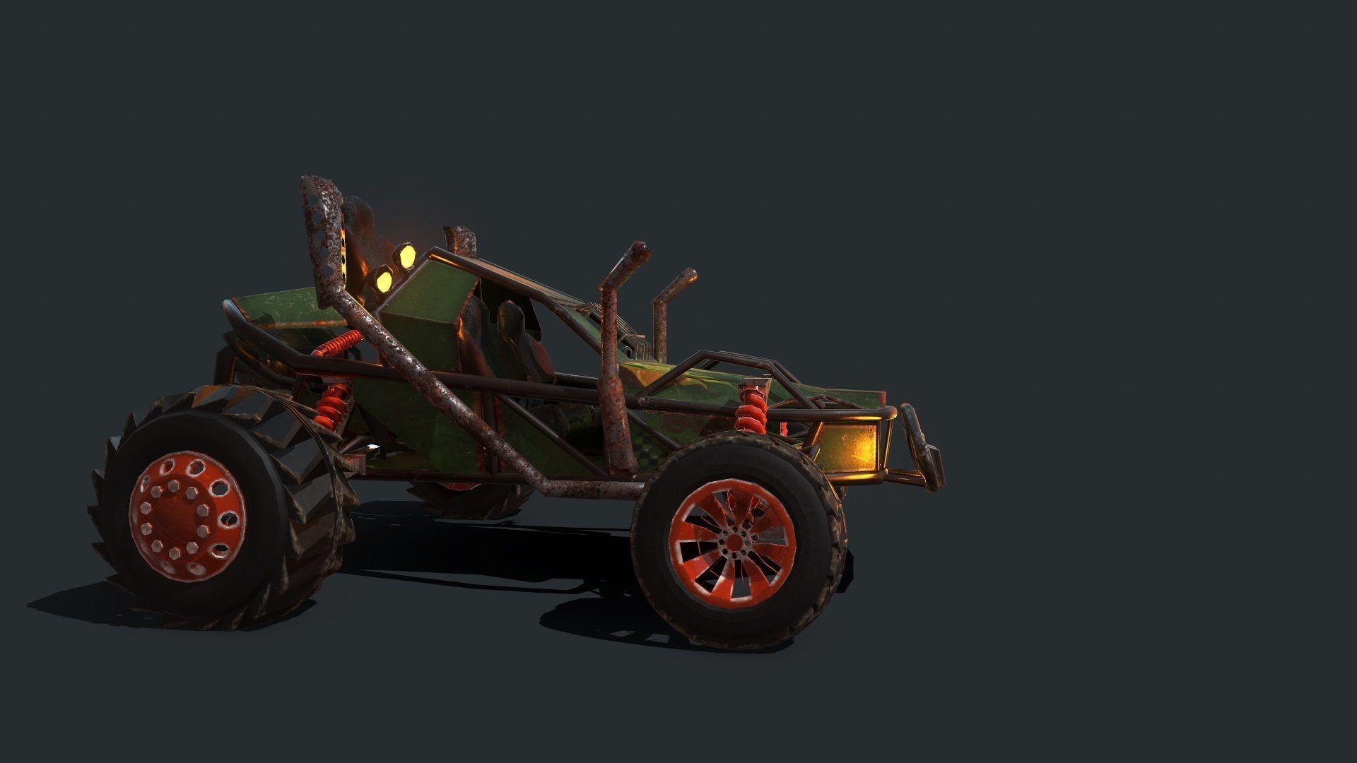 Buggy off roader 3D model_8