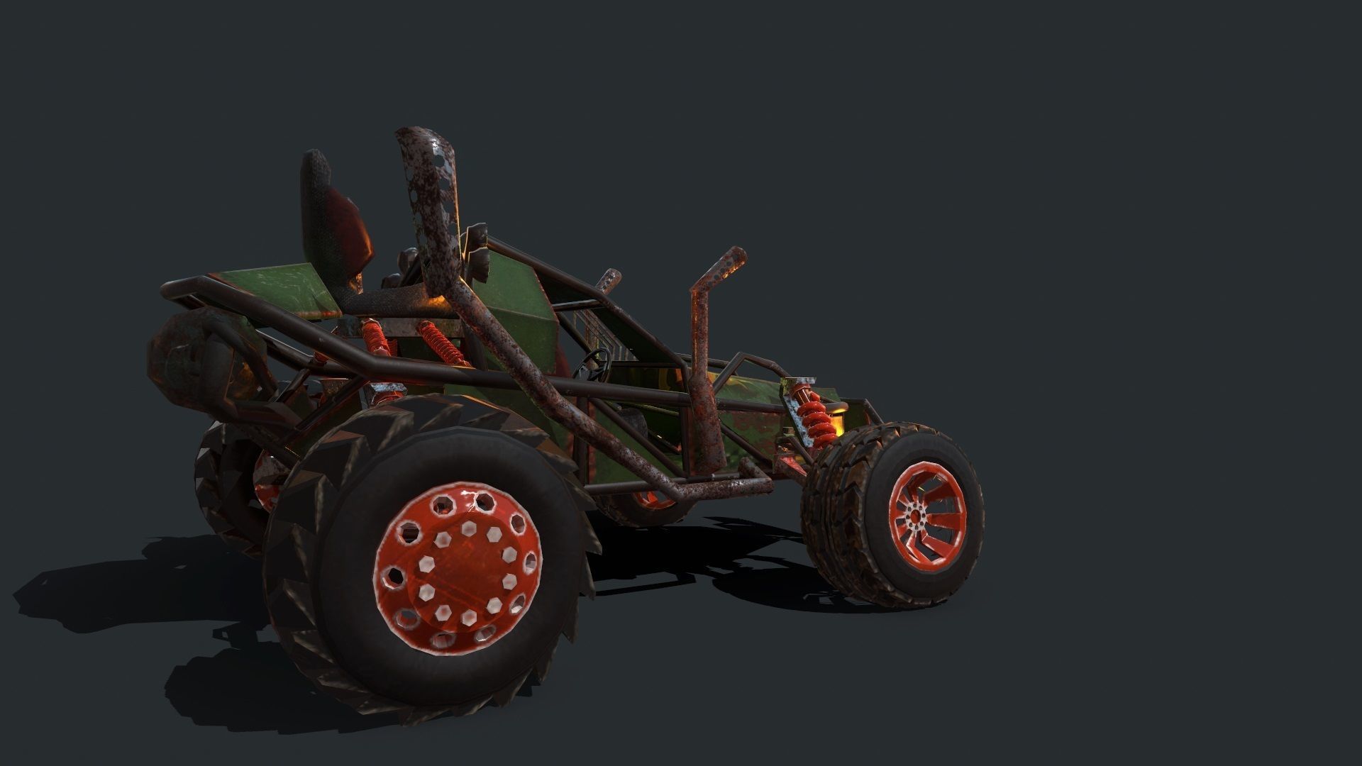Buggy off roader 3D model_10