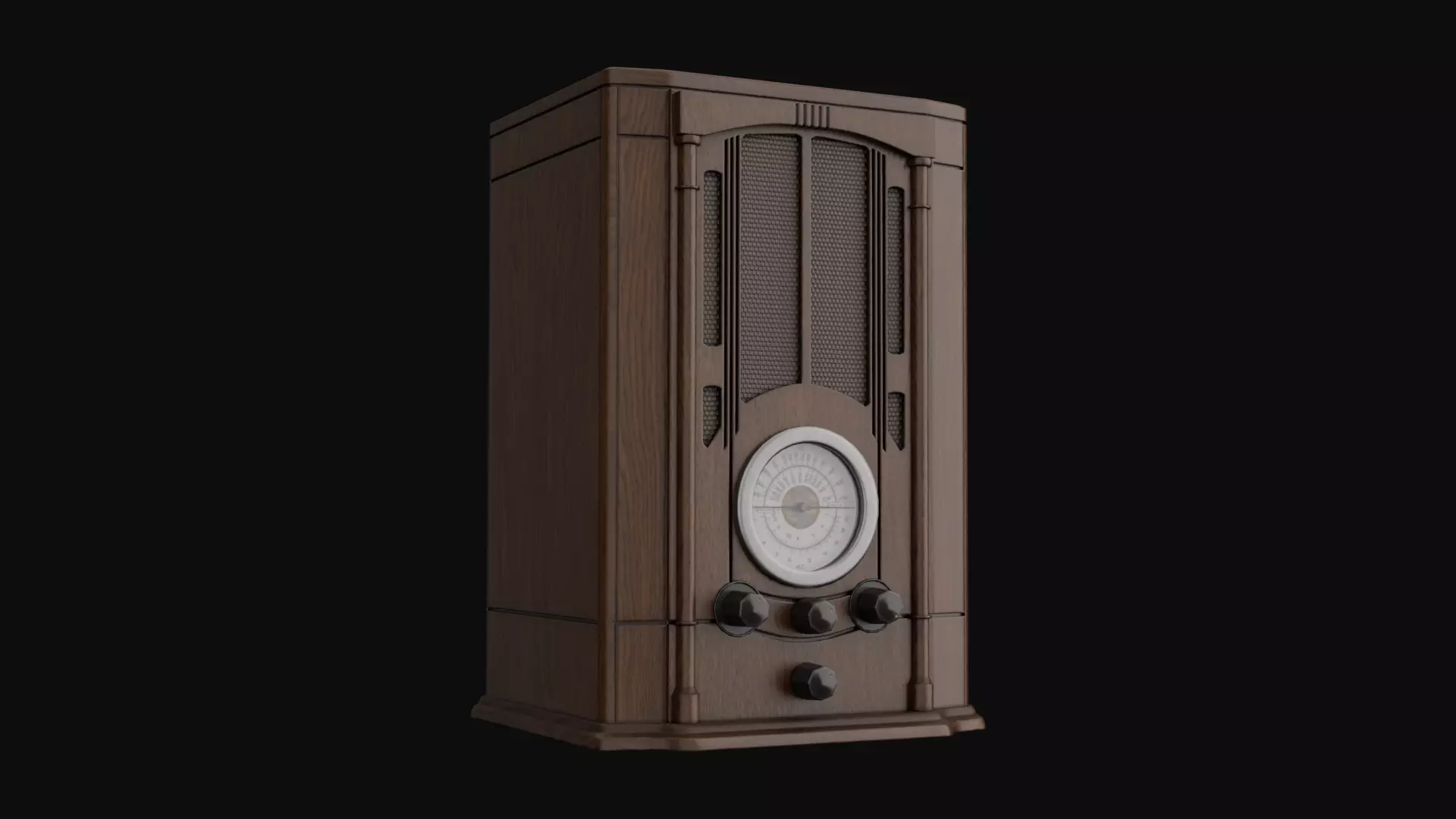 Radio Low-poly 3D model