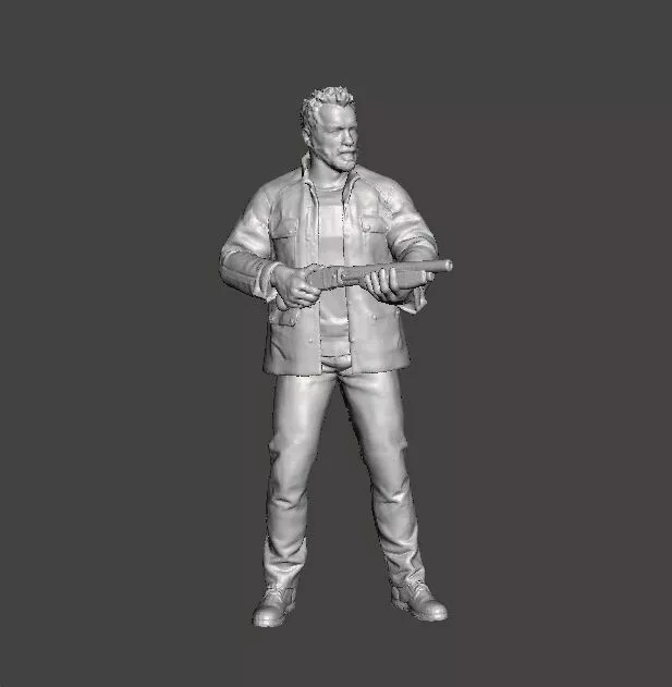 OLD TERMINATOR MINIATURE MODEL FOR SCIFI GAMES RPG DND 3D print model