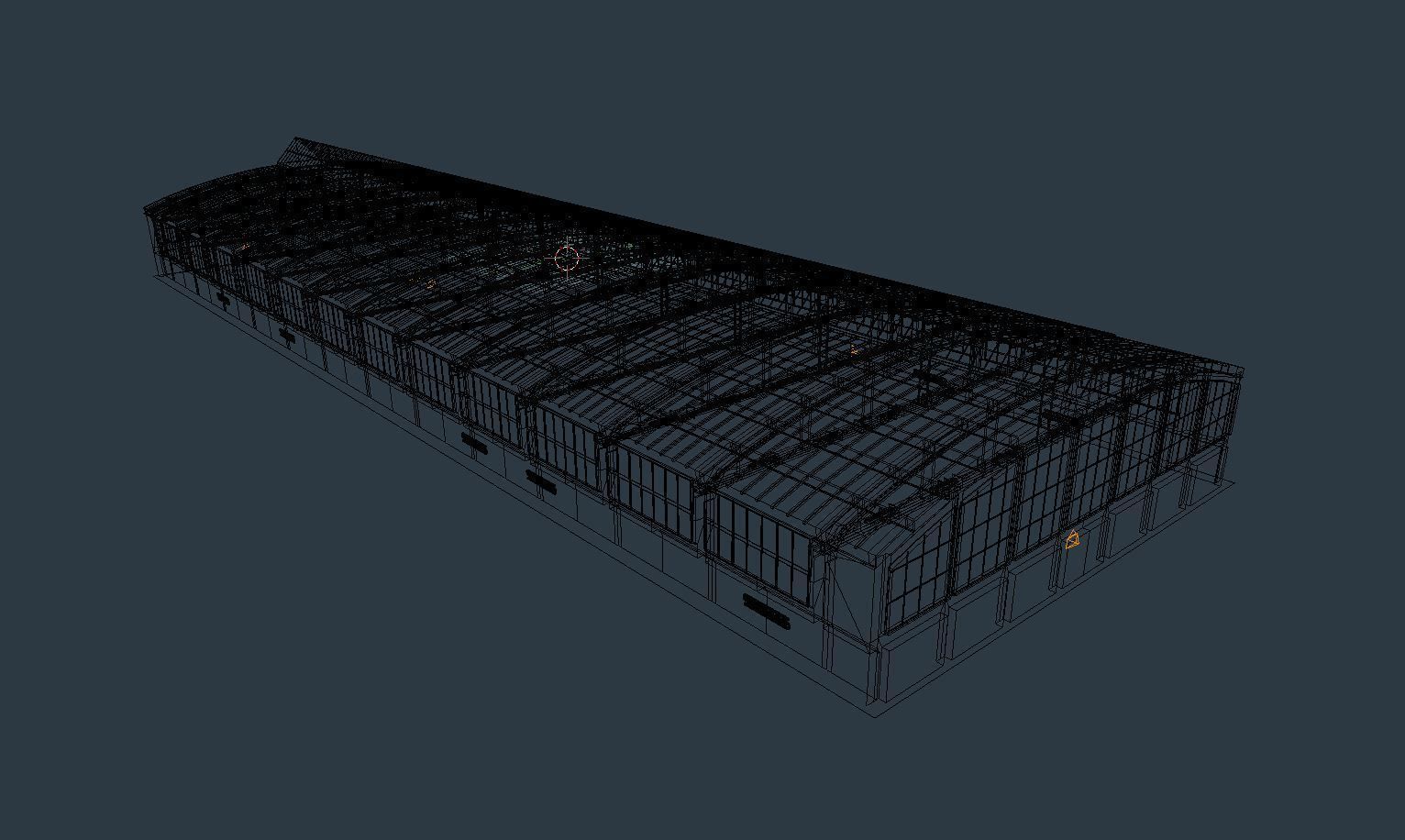 Factory Hall Interior 2 Low-poly 3D model_12