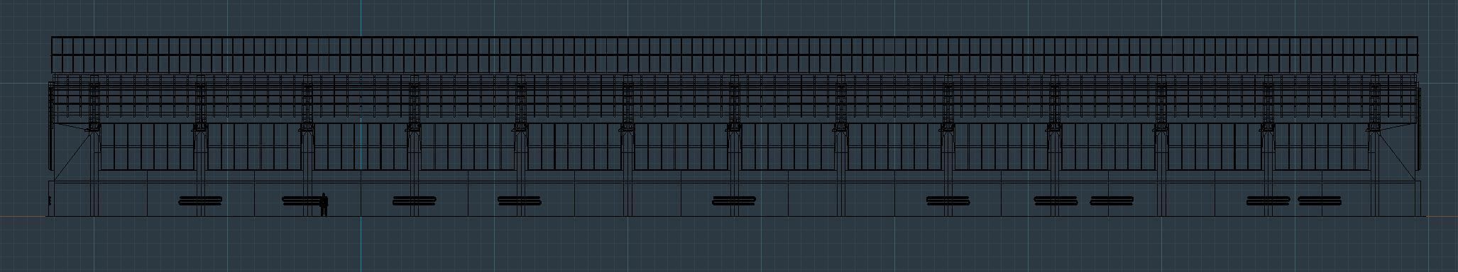Factory Hall Interior 2 Low-poly 3D model_11