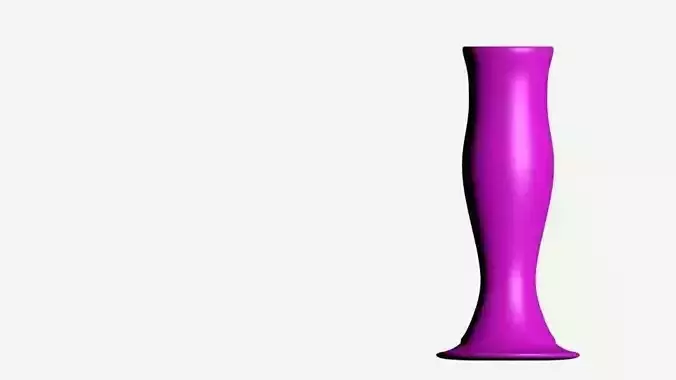 Ceramics porcelain minimalist vase