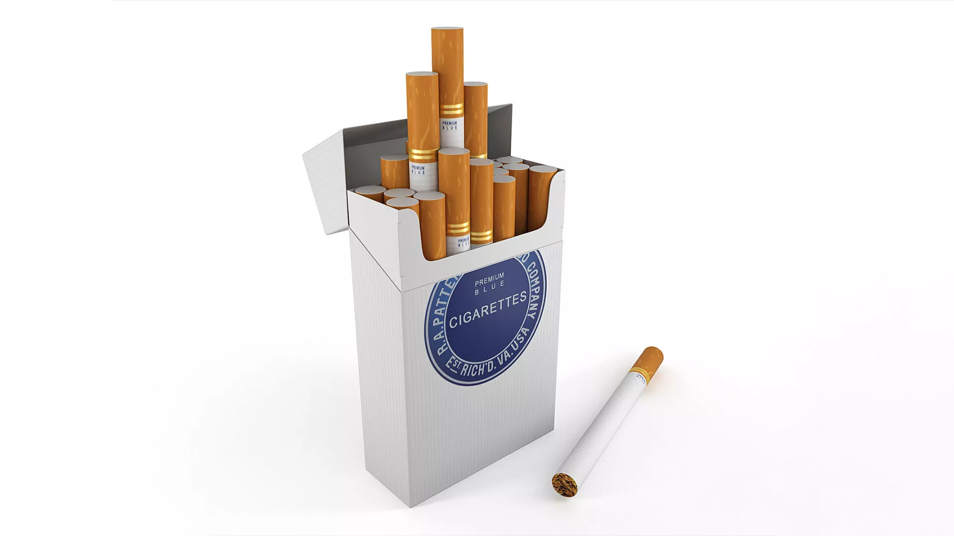 Pack Of Cigarettes 3D model