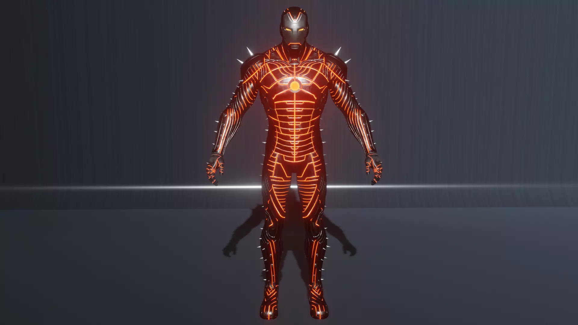 Ironman Nothing to Fear Low-poly 3D model