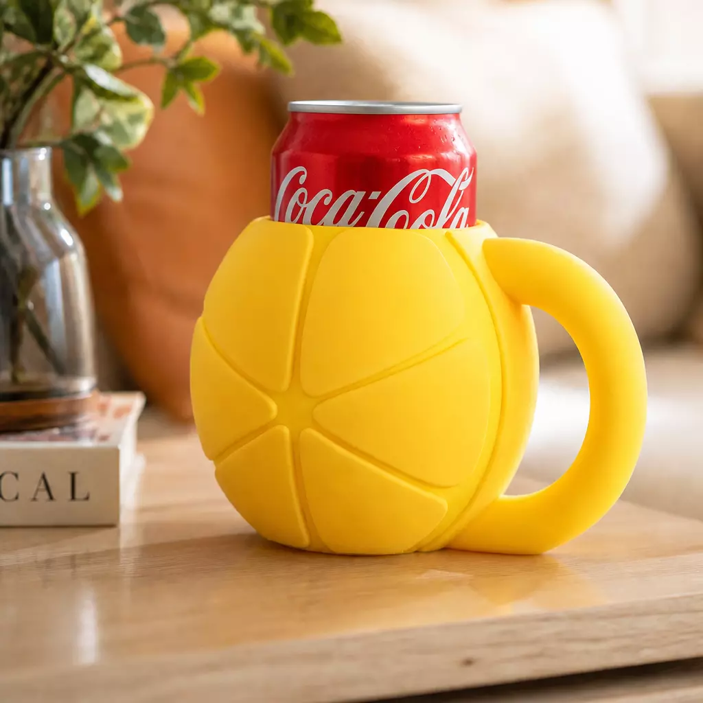 Lemon Soda Can Holder - Summer Decor - Drink Holder Free 3D print model