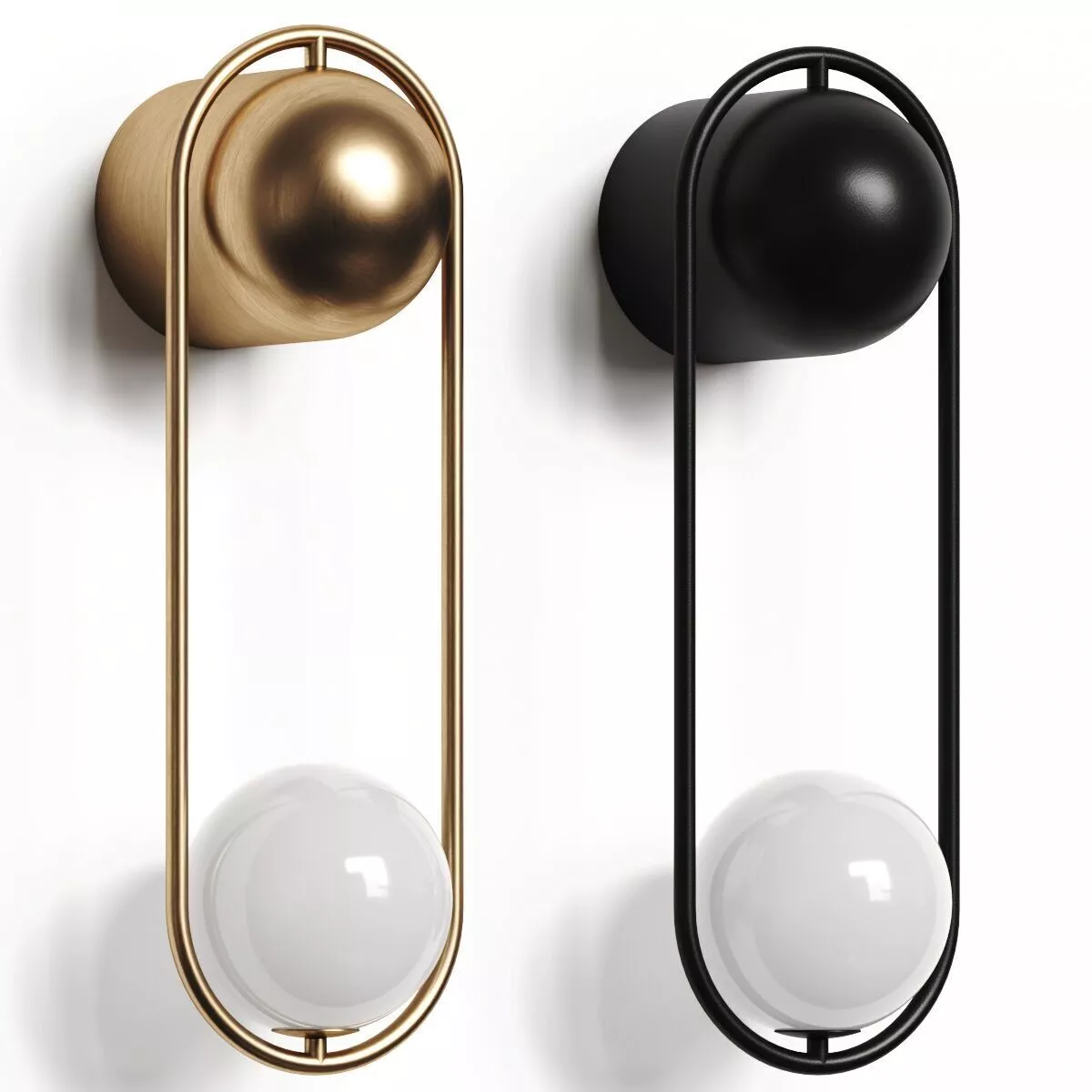 Docos Alaynia Globe Wall Lamp 3D model