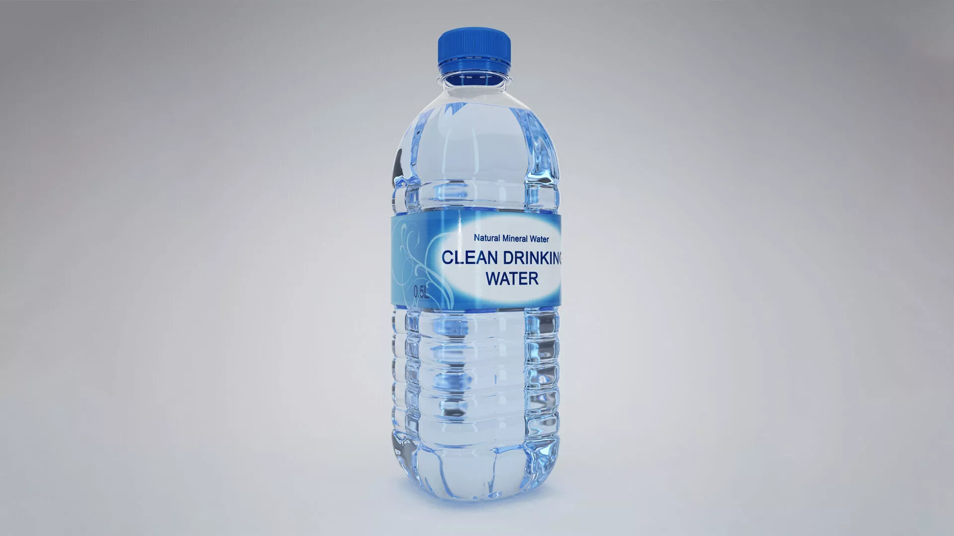 Plastic Bottle 3D model