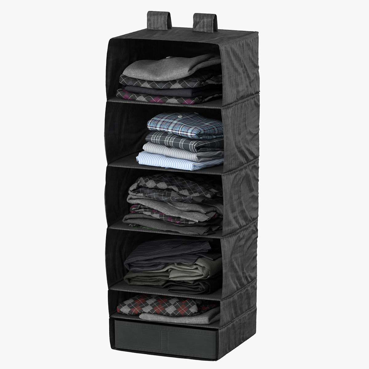 Wardrobe with Clothes 3D model_18