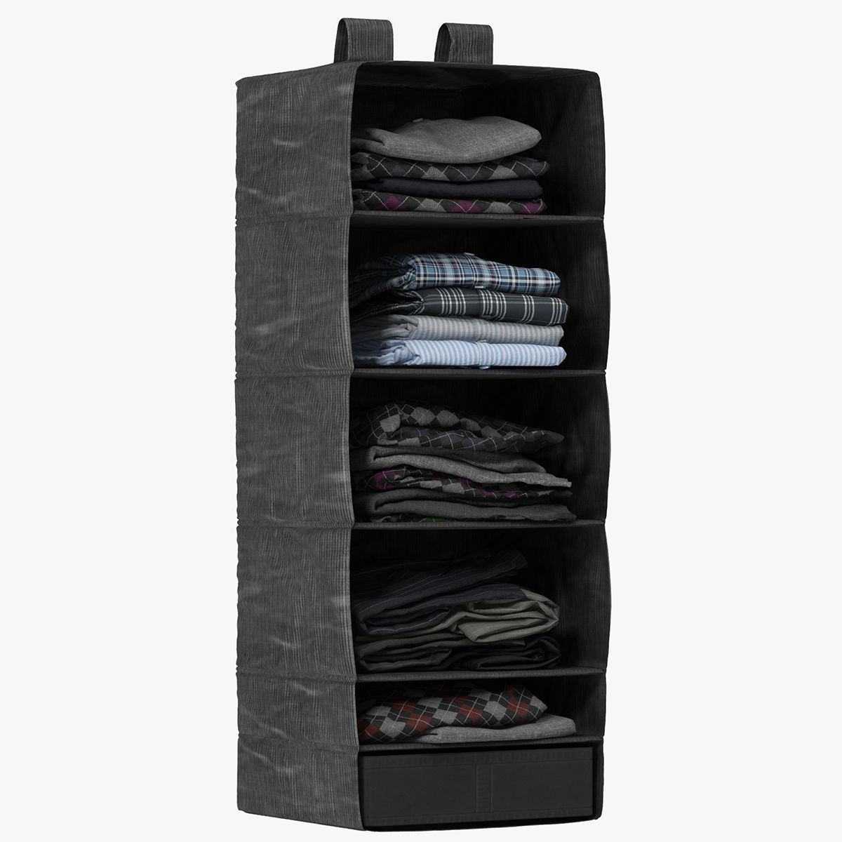 Wardrobe with Clothes 3D model_19