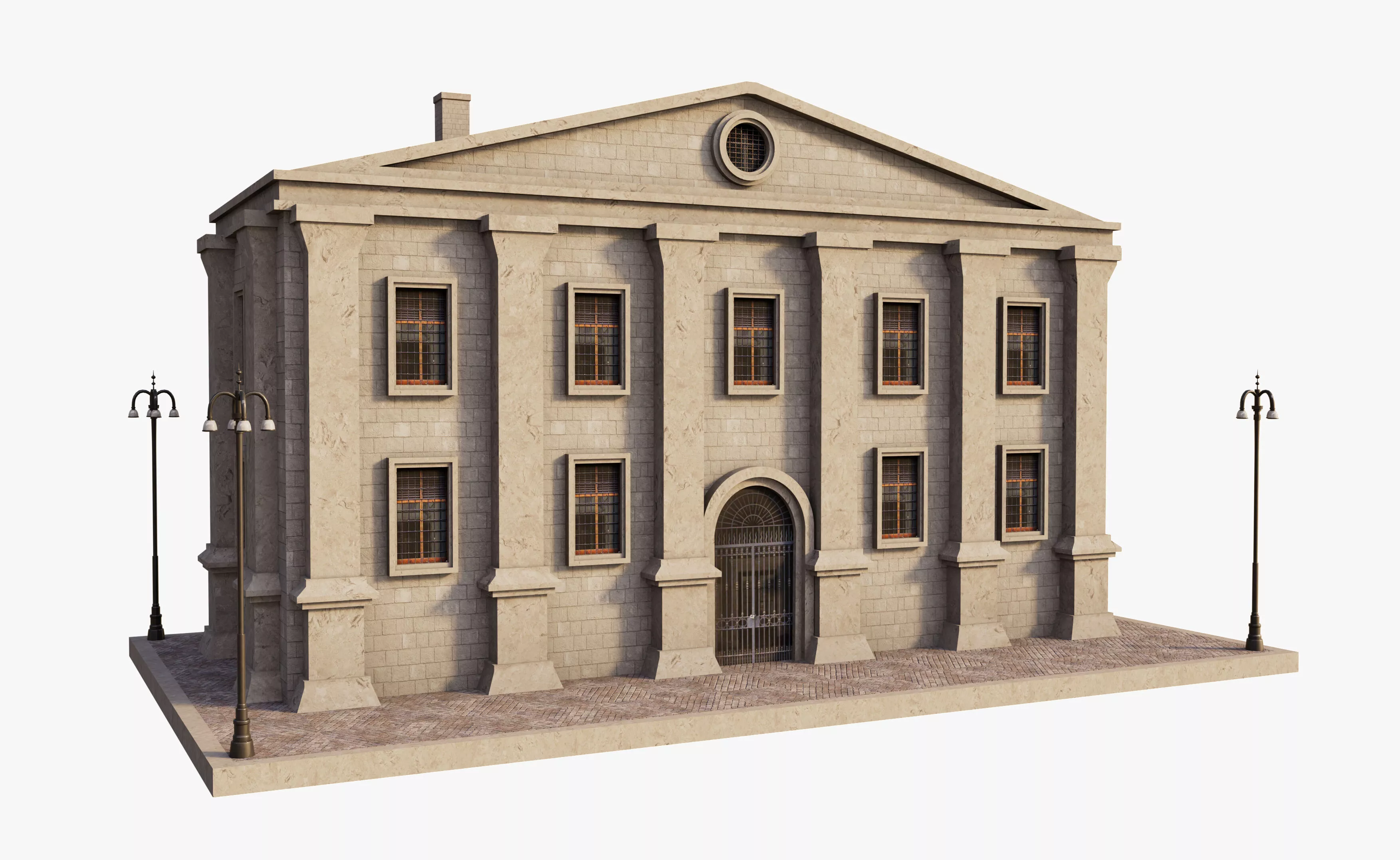 Government Building Free 3D model
