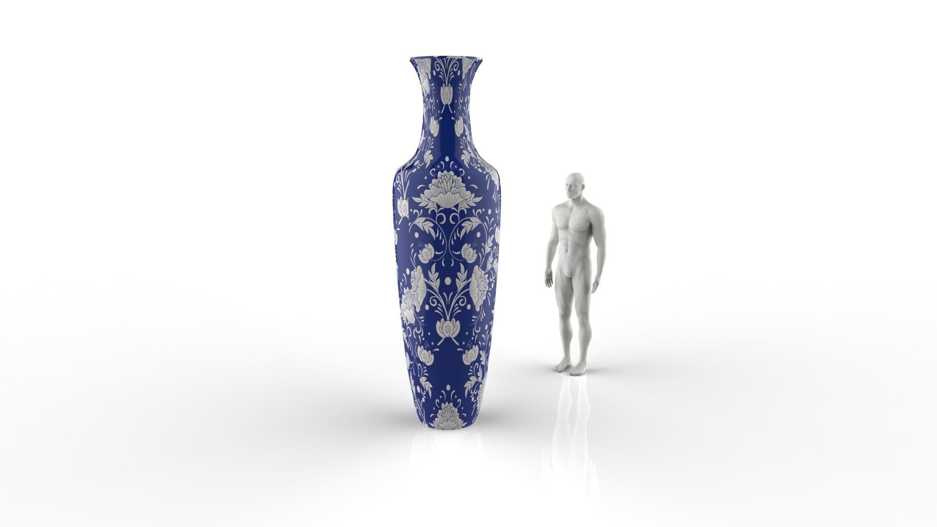 Porcelain Vase 3D model_3