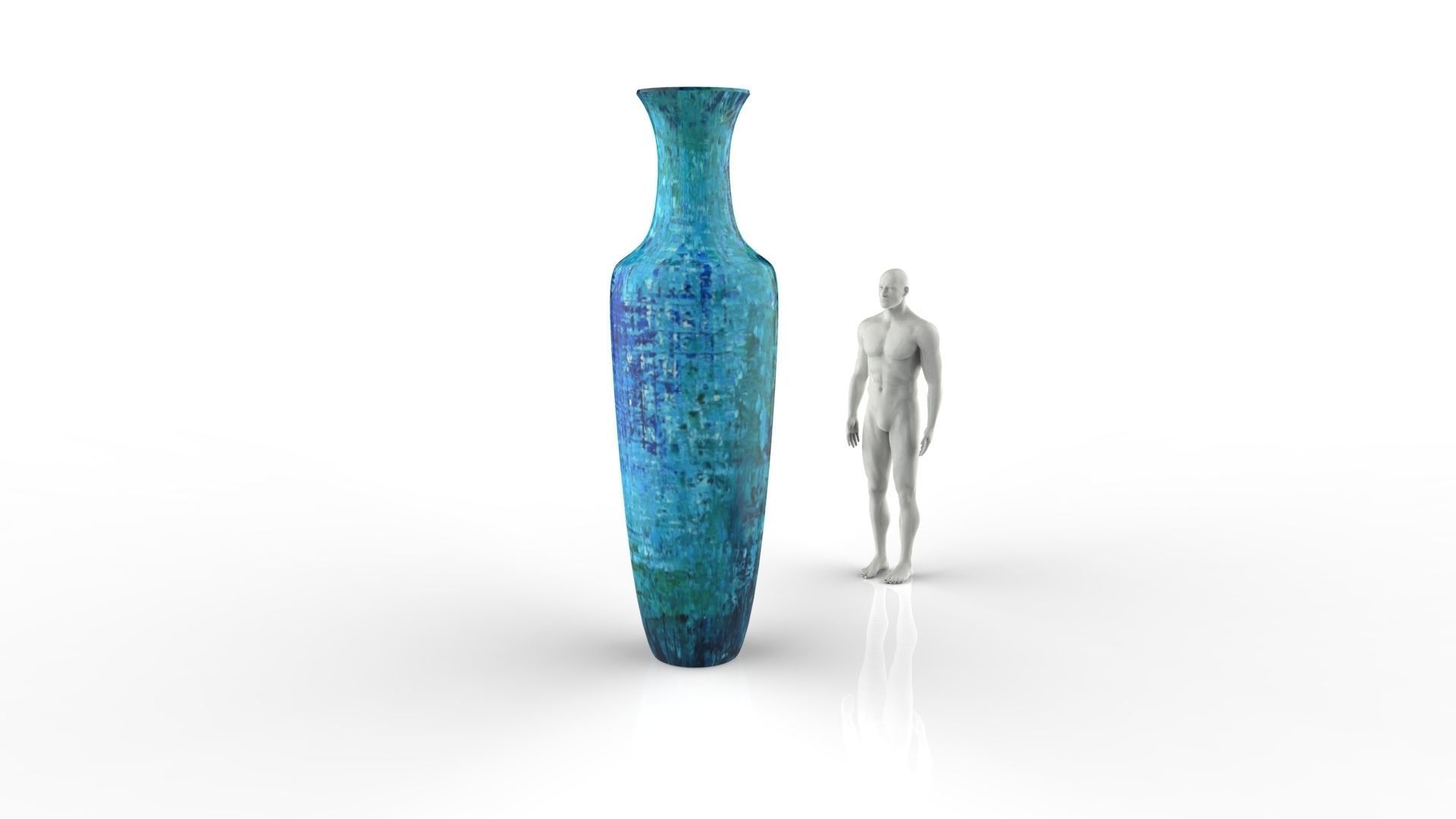 Porcelain Vase 3D model_7