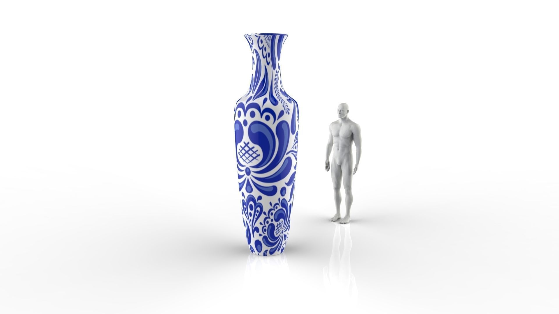 Porcelain Vase 3D model_21
