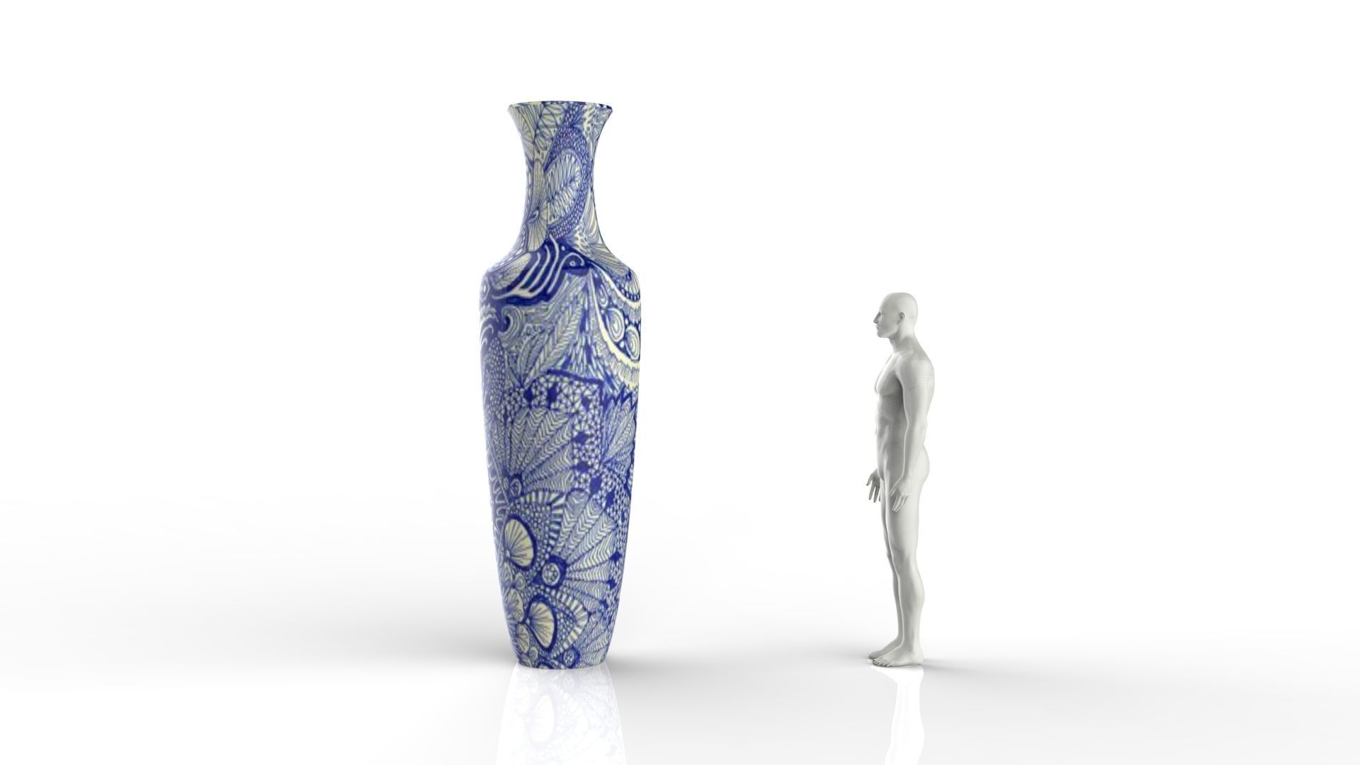 Porcelain Vase 3D model_24