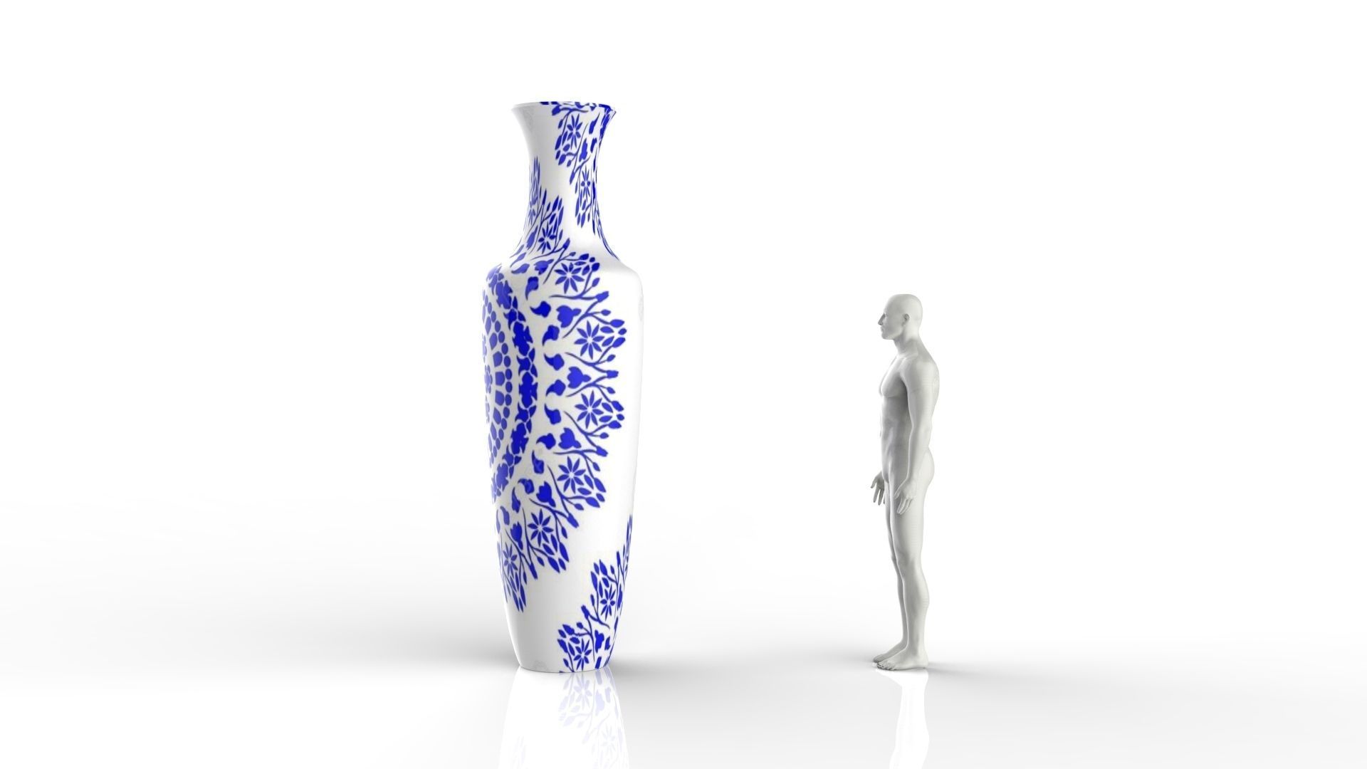 Porcelain Vase 3D model_12