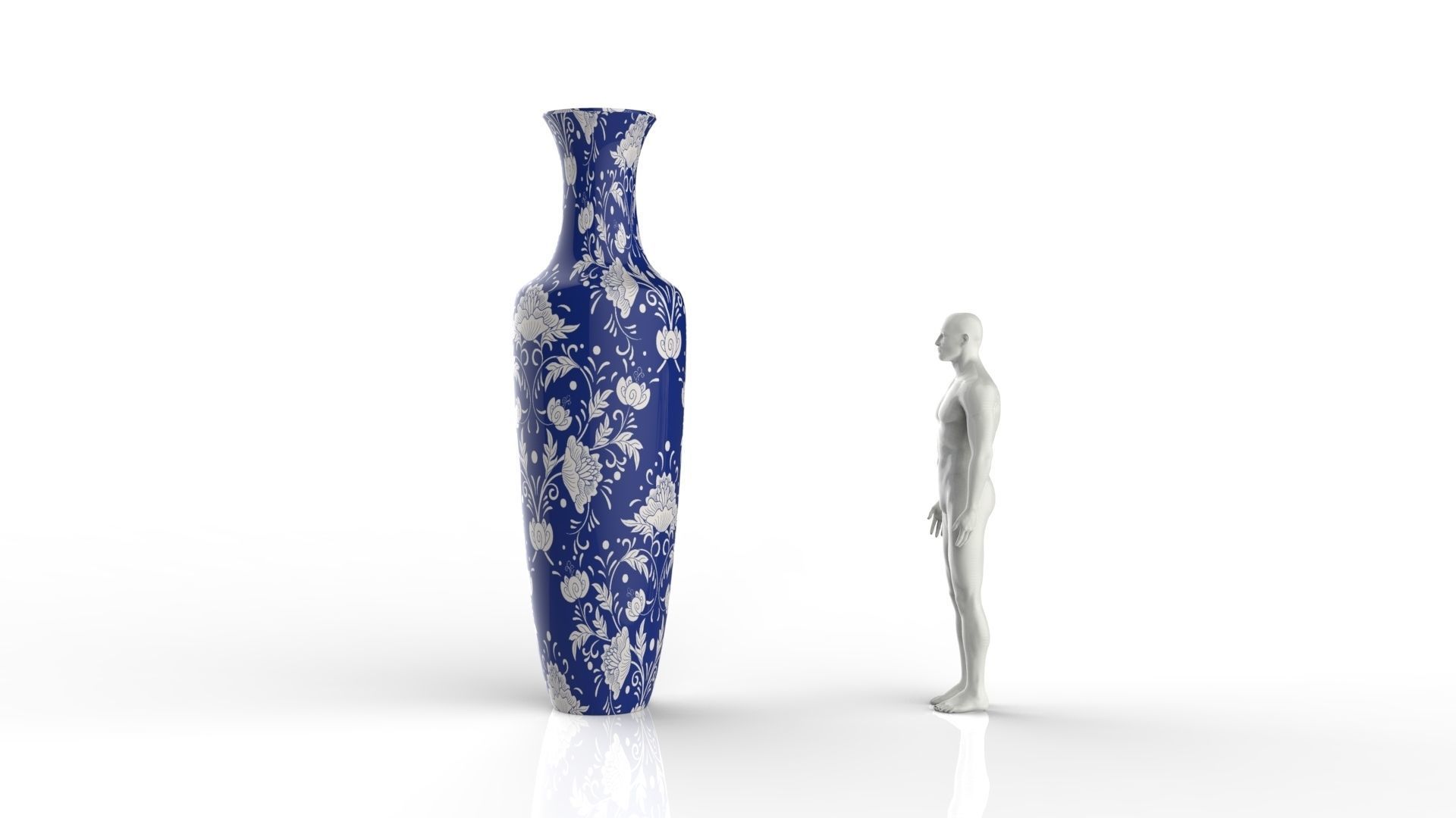 Porcelain Vase 3D model_2