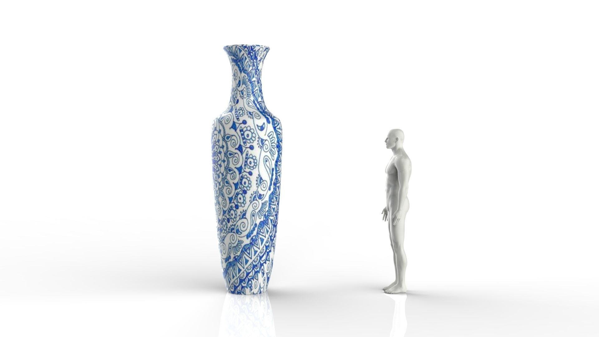 Porcelain Vase 3D model_14
