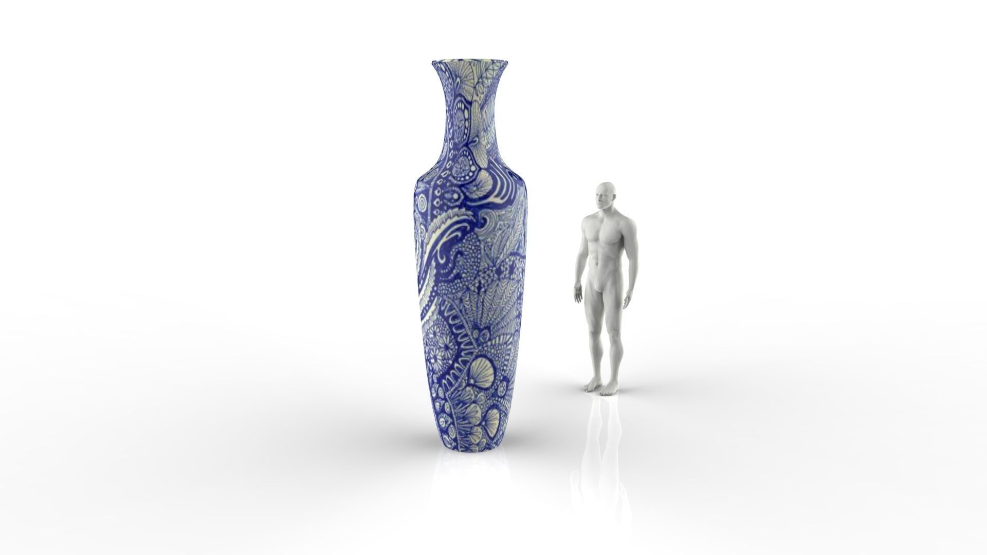 Porcelain Vase 3D model_25