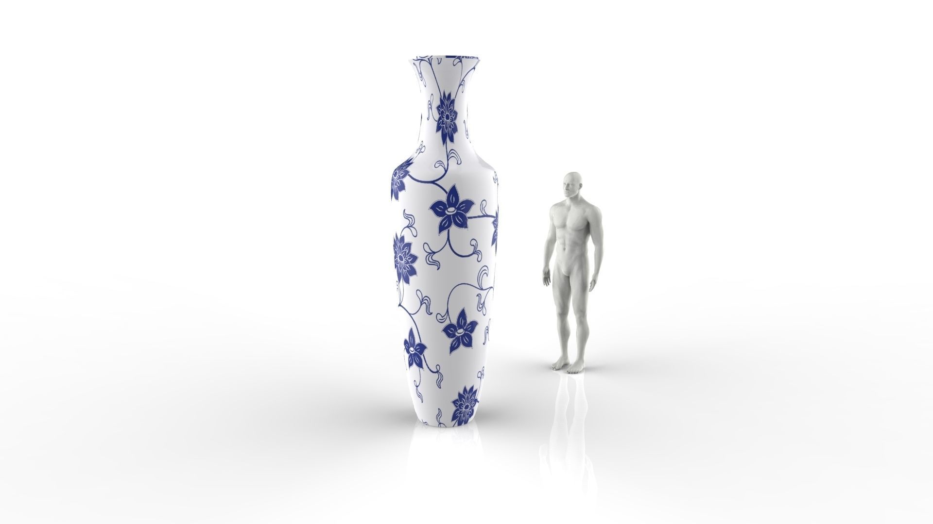 Porcelain Vase 3D model_5