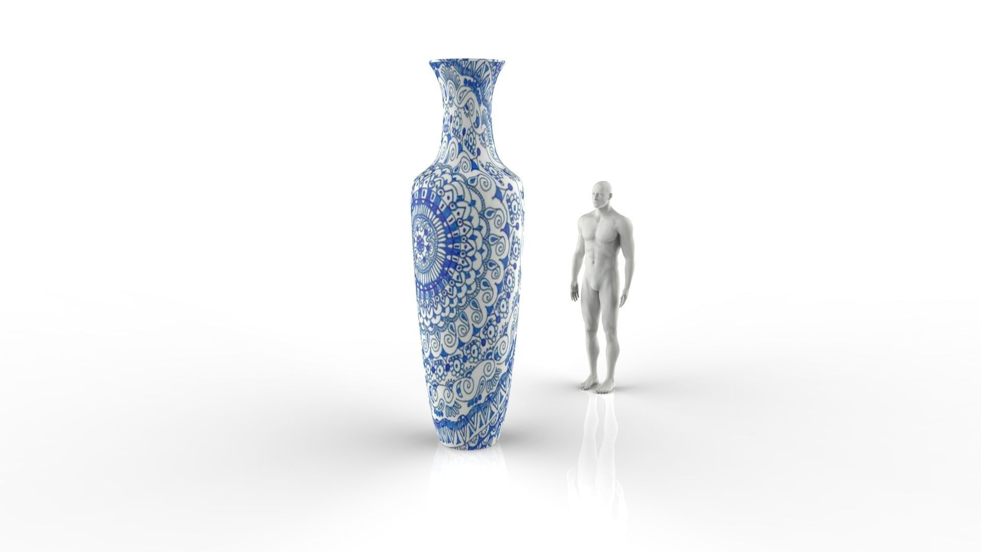 Porcelain Vase 3D model_15
