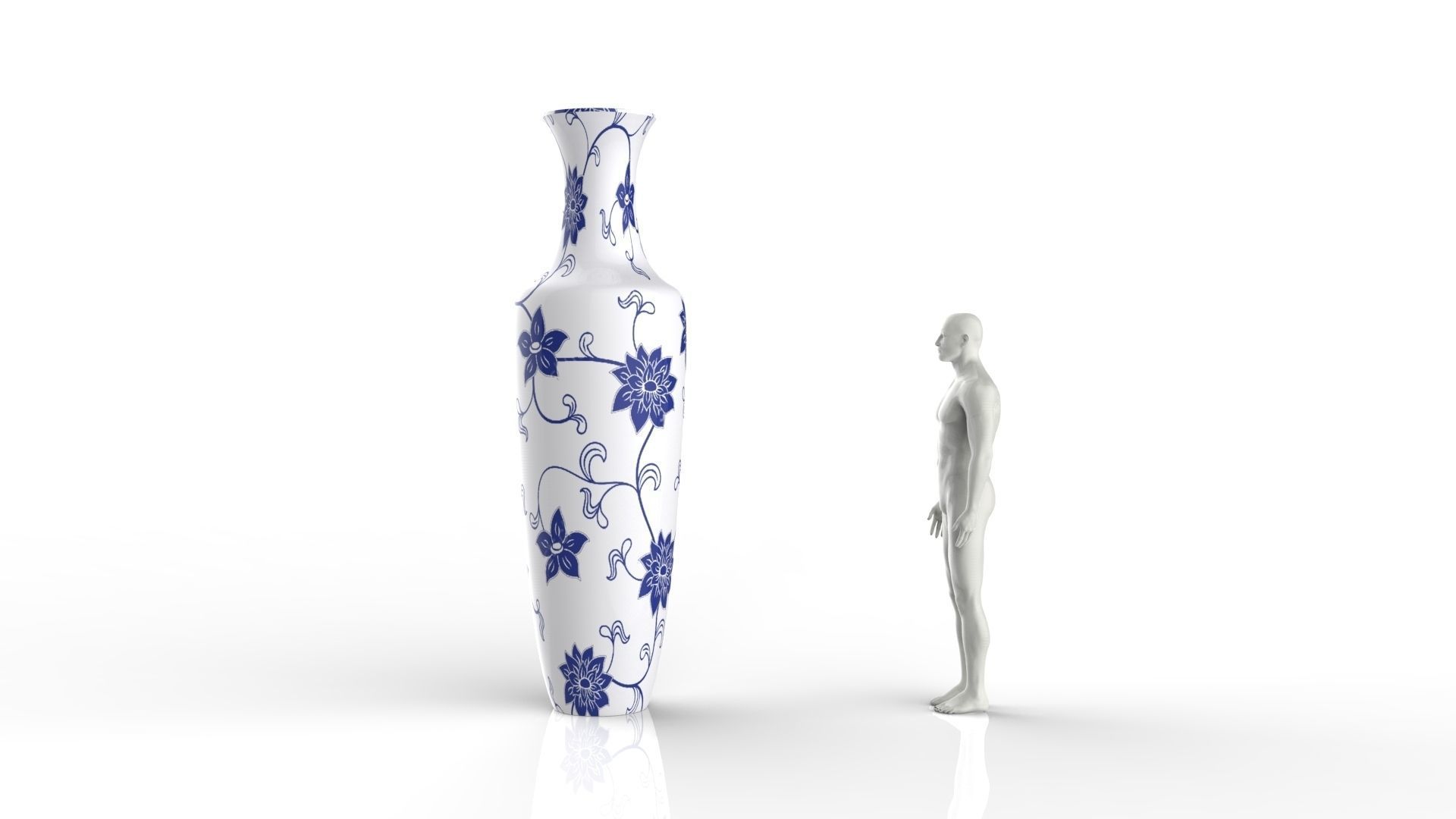 Porcelain Vase 3D model_4