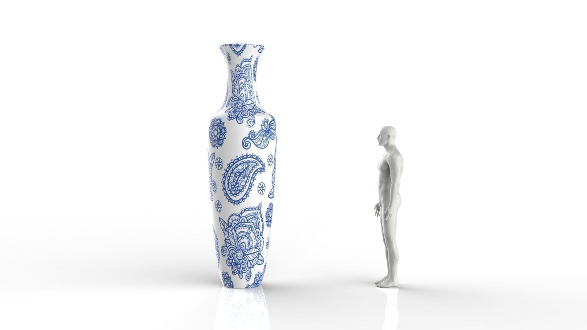 Porcelain Vase 3D model_8