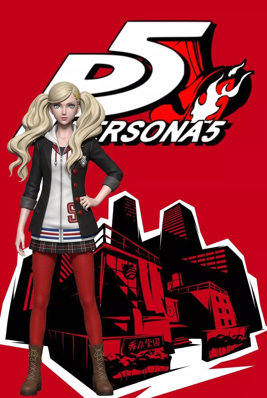 PERSONA5 Phantom Thieves 5 FIGURES - Ann Takamaki 3D print model