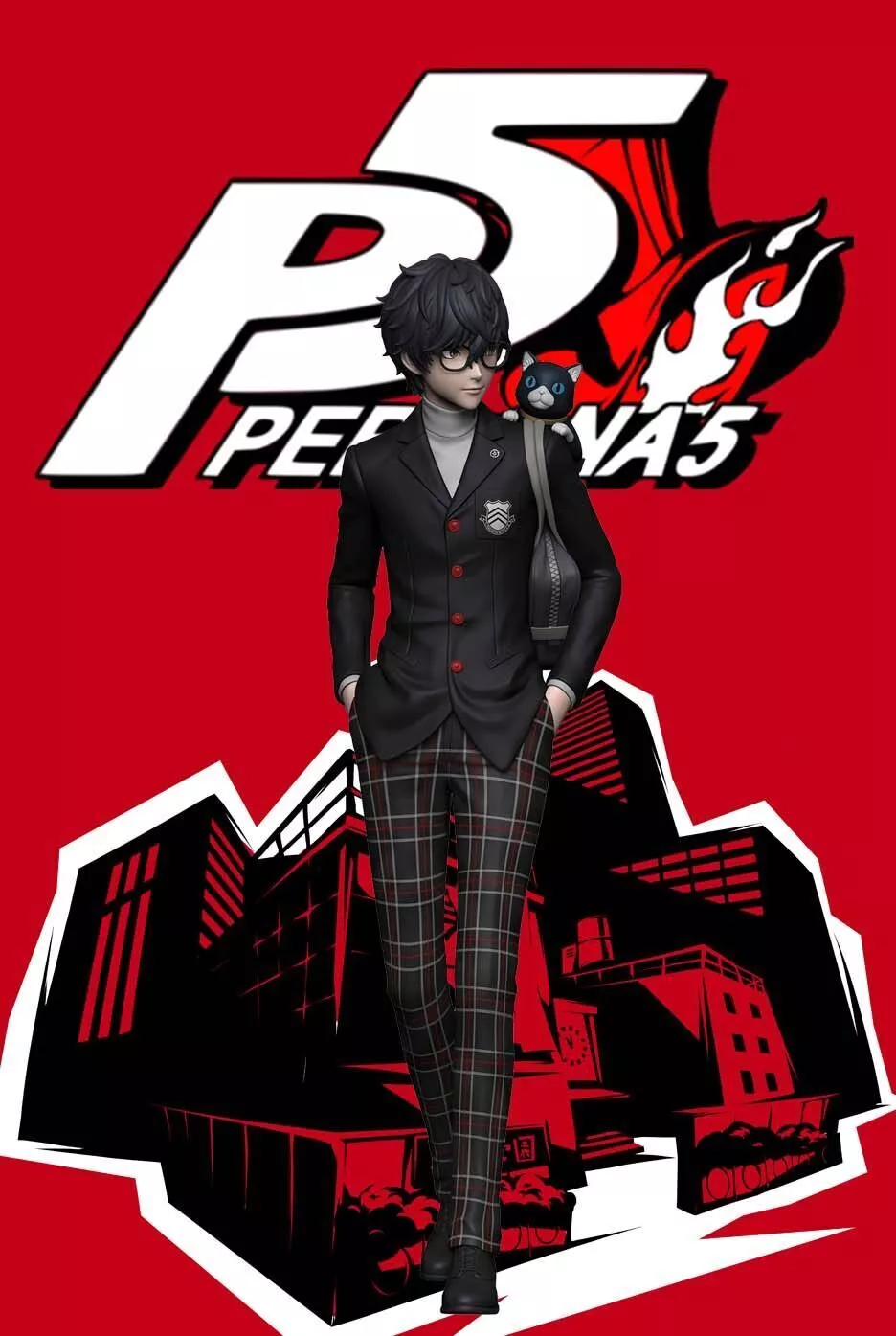 PERSONA5 Phantom Thieves 5 FIGURES - JOKER 3D print model