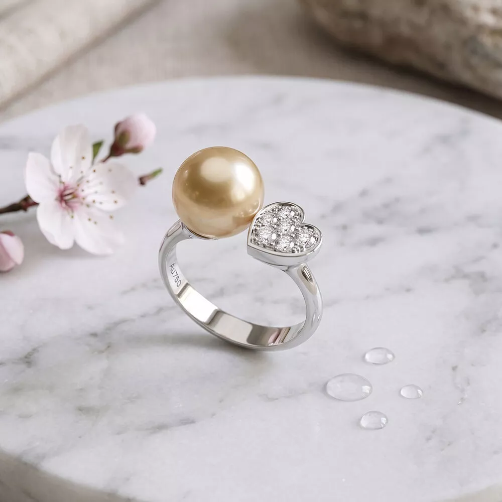 Pearl ring 3D print model