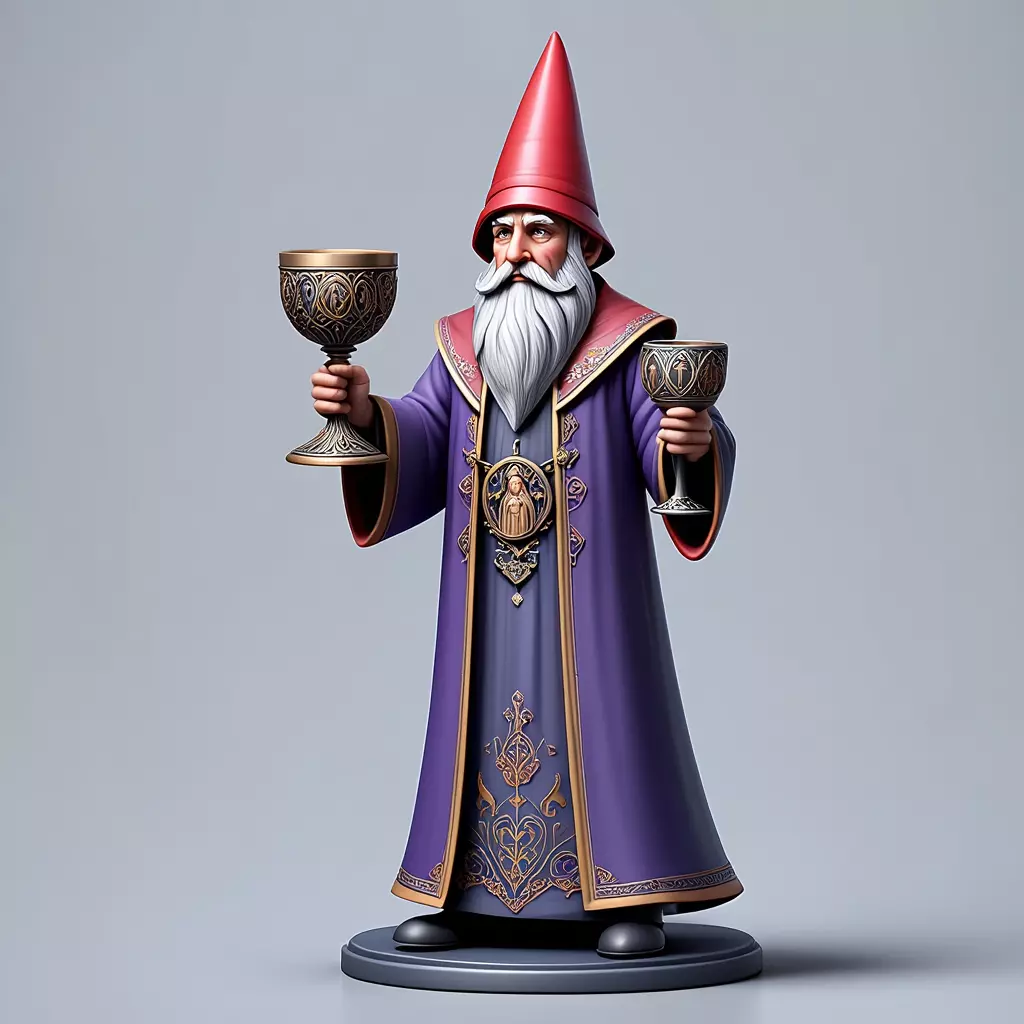 4243 Fairy Tale Gnome Full Body Figurine STL DND ARTE 3D print model