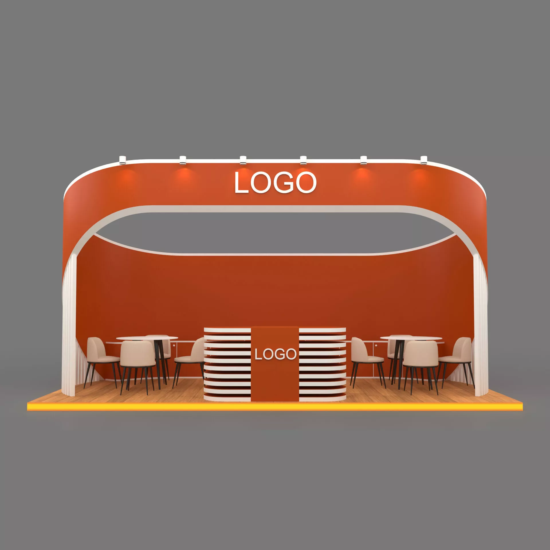 Exhibition Booth 3D model